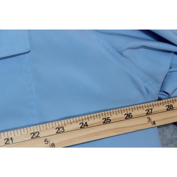 Bimini Bay Men's Size 2XL Blue Bimini Flats‎ II Short Sleeve Button Up Shirt - Picture 5 of 8